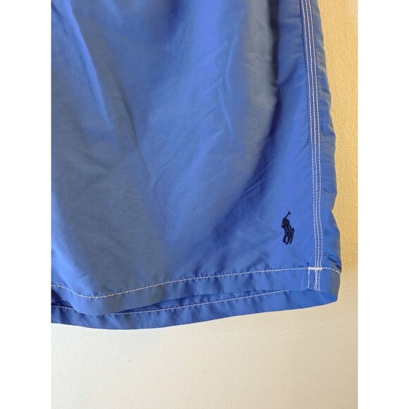 POLO RALPH LAUREN Board Shorts Men's L Blue Swim Trunks Beach Lifeguard Swimwear - Picture 5 of 9